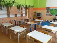Klasa lekcyjna w Szkole Podstawowej w Gleśnie