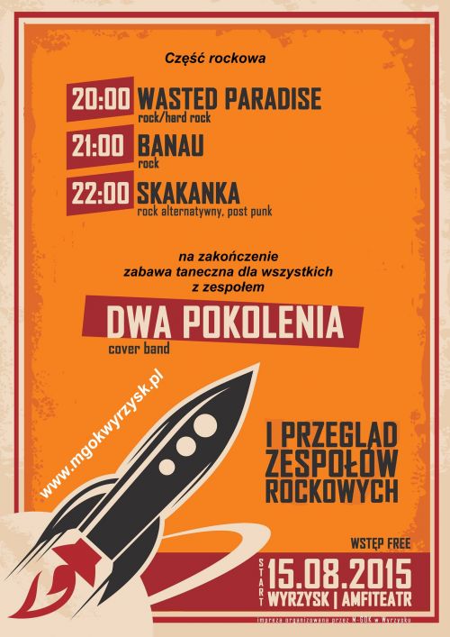 I Przegląd Zespołów Rockowych - 15.08.2015