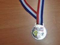 Medal za udział w maratonie dookoła Jeziora Miedwie