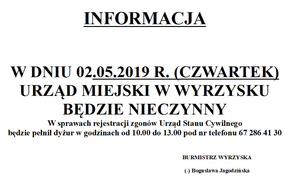 Urząd Nieczynny v2