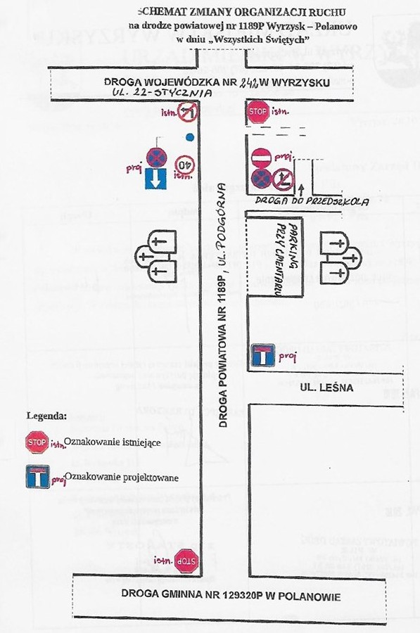 Zmiana organizacji ruchu na ulicy Podgórnej