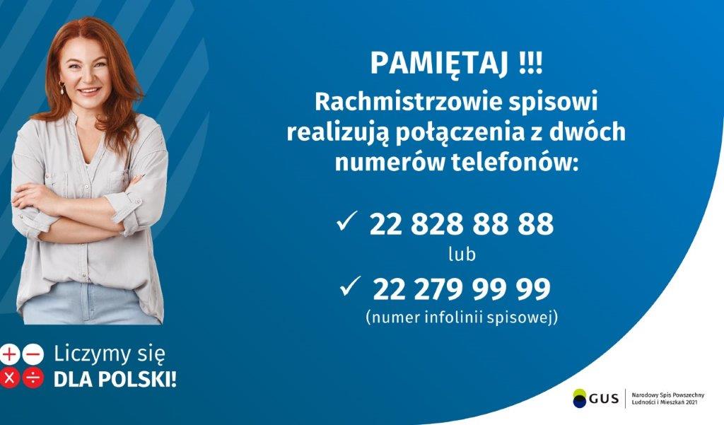 Telefony rachmistrzów spisowych NSP2021