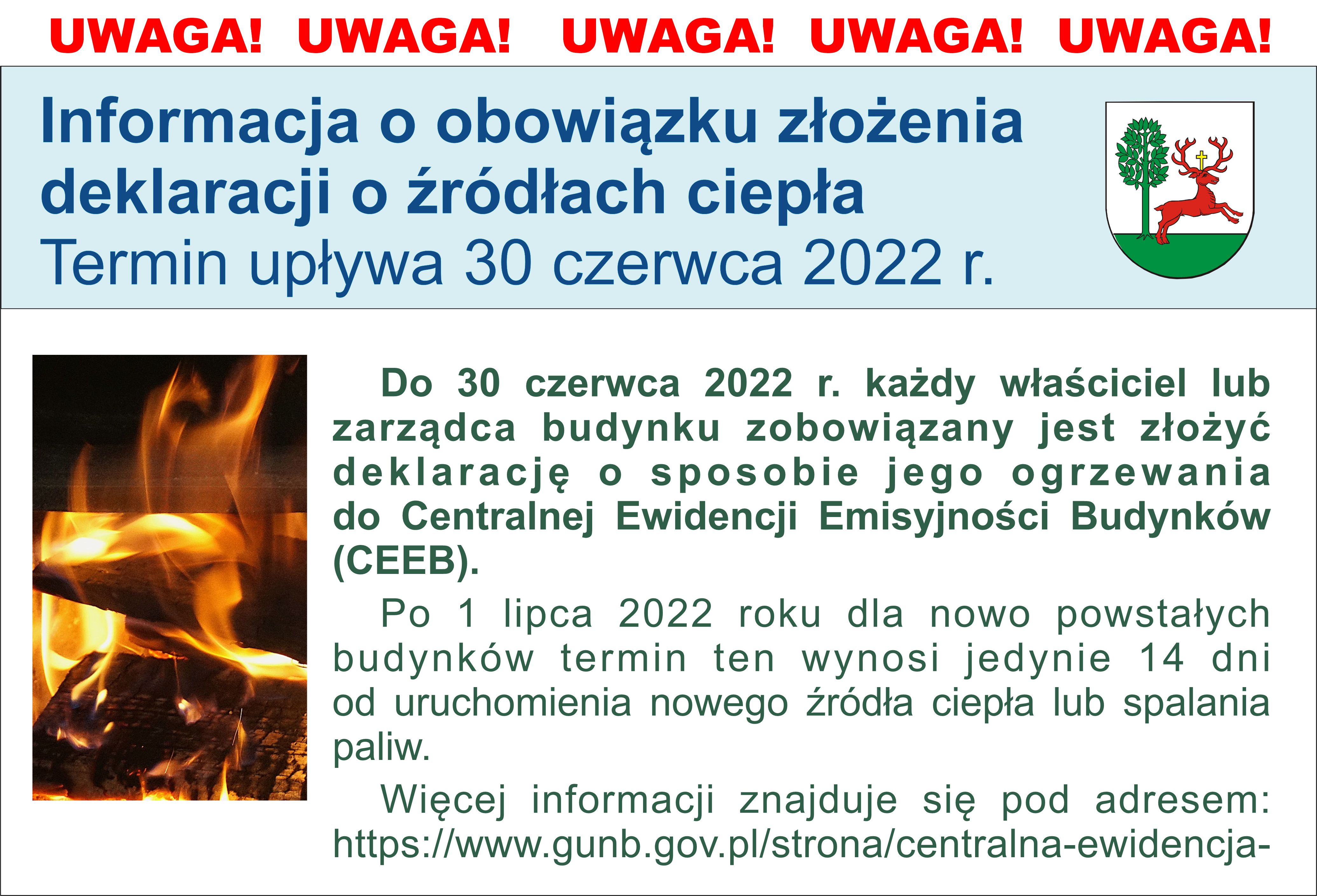 Grafiki Urząd Miejski informacja o piecach