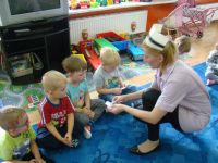 Spotkanie przedszkolaków z pielęgniarką