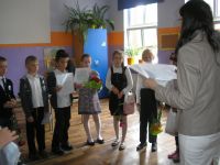 Zakończenie roku szkolnego w Szkole Podstawowej w Gleśnie