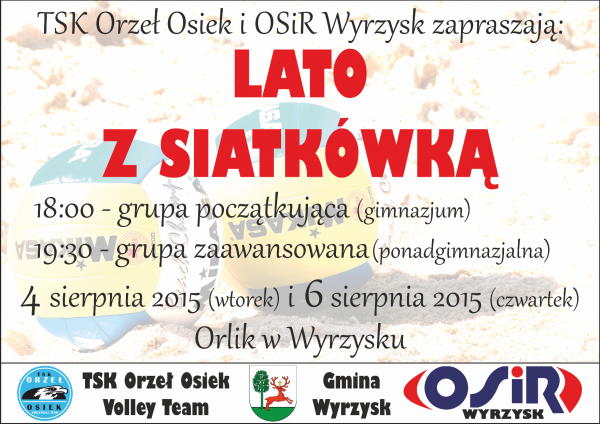 Lato z siatkówką