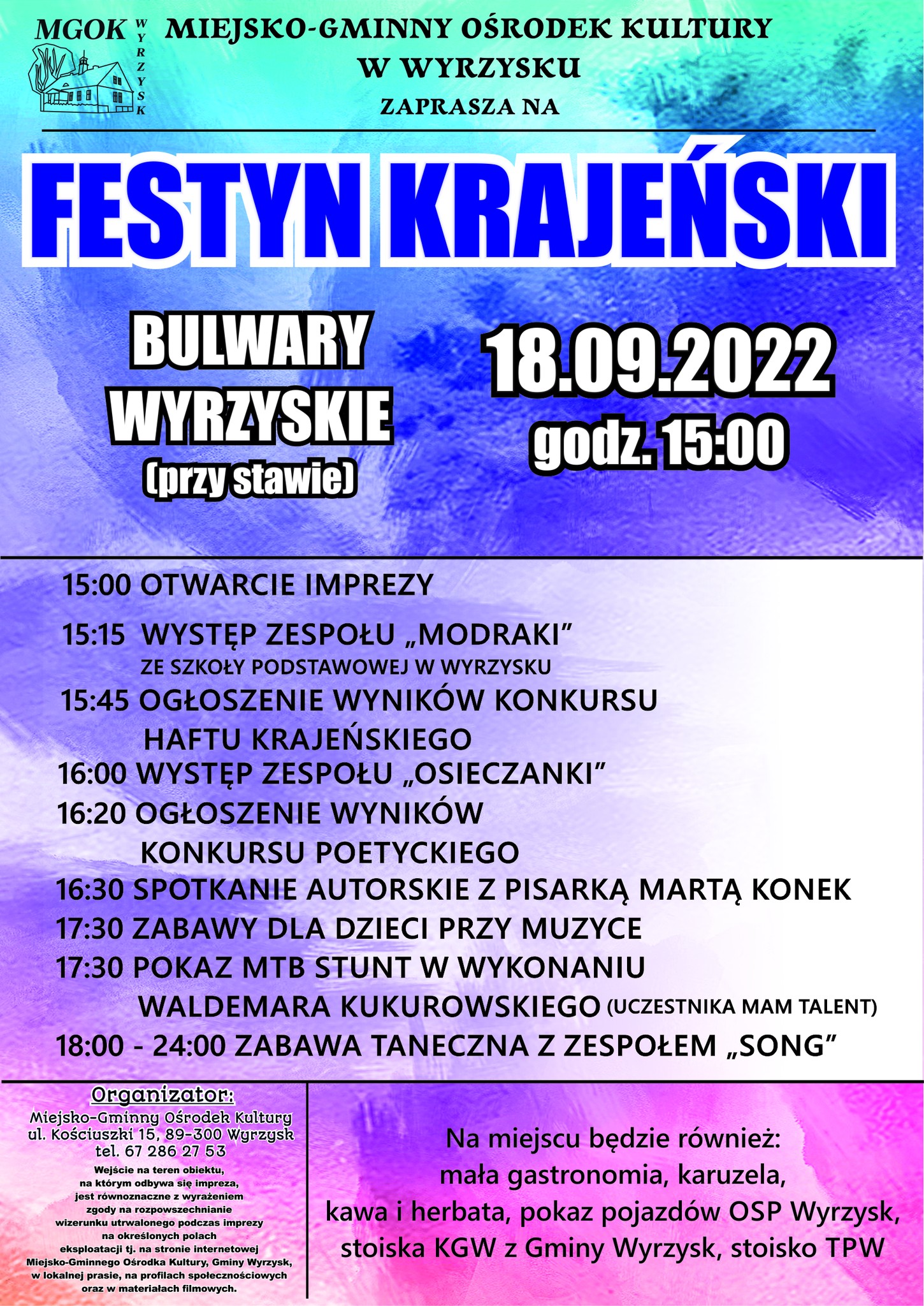 M-GOK zaprasza na Festyn Krajeński